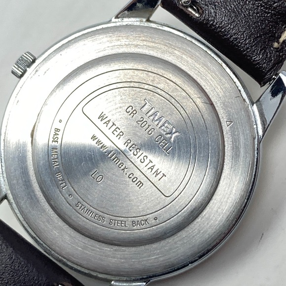 Timex Easy Reader Watch Men 35mm Gold Silver Tone Day Date Indiglo New Battery - Picture 13 of 16